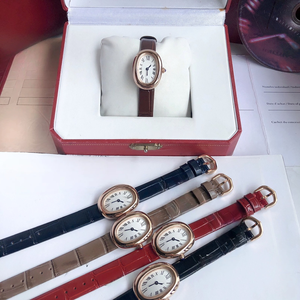 Reloj Mecánico Automático Elegante y Moderno con Cristal de Zafiro, Correa de Cuero con Patrón de Cocodrilo Multicolor Opcional - Product Image 1