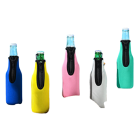 Manchons isolants pour bouteilles de bière en néoprène épais, faits main, imprimés UV, avec ouvre-bouteille intégré, pour l'été, cadeaux promotionnels d'affaires