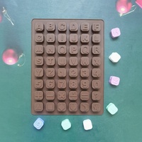 Englisch Buchstaben Nummer Form Silikon Praline Schimmel Kuchen Gelee Form Backwerk zeuge DIY Symbol Kuchen Dekoration