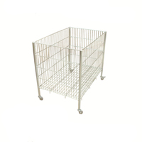 Support de table de promotion pliable de supermarché de haute qualité avec roues en gros