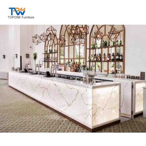 Onyx Marmer Rgb Led Verlichte Moderne Hotel Bar Ontwerp Voor Hotel Meubels - Product Image 3