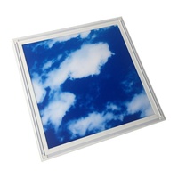 Luminaires LED modernes personnalisables 40W 595x595mm 60x60, ciel bleu, nuages blancs, panneau lumineux LED, éclairage de plafond, éclairage intérieur