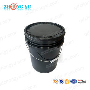 Système de seau de lavage de véhicule portable écologique en plastique de 20 L (5 gallons) avec couvercle et filtre anti-granulats - Product Image 2