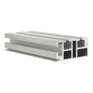 Profil Aluminium 6063 T5 rangka aluminium murah slot bahan t track ekstrusi profil Aluminium
