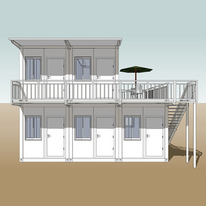 <span class=keywords><strong>Casa</strong></span> Container Espandibile di Lusso da 40 Piedi, Pieghevole, in Acciaio e Legno Durevole per Resort Solari, Uffici, Hotel o Negozi - <span class=keywords><strong>Vendita</strong></span> Calda - Product Image 2