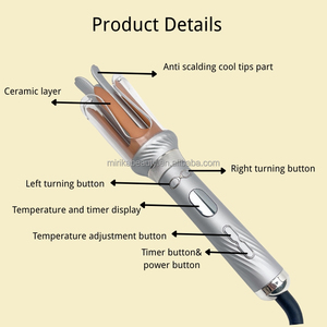 Moda salón calidad PTC calefacción 28mm Auto rizadores de <span class=keywords><strong>pelo</strong></span> rodillo barril <span class=keywords><strong>largo</strong></span> cerámica espiral rizador de <span class=keywords><strong>pelo</strong></span> - Product Image 4