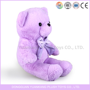 Nuovi prodotti giocattoli di peluche promozionali grande <span class=keywords><strong>orsacchiotto</strong></span> di peluche <span class=keywords><strong>viola</strong></span> con fiocco - Product Image 3