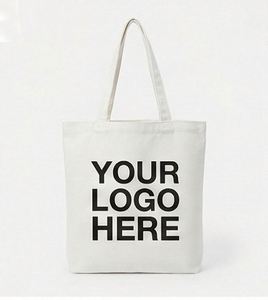 กระเป๋าผ้าแคนวาสพิมพ์โลโก้ตามสั่ง แบบคลาสสิก เป็นมิตรกับสิ่งแวดล้อม ทำจากผ้าฝ้ายธรรมชาติ ซักได้ ใช้ซ้ำได้ เหมาะสำหรับใส่ของช้อปปิ้งหรือสะพายไหล่ ใช้เป็นของแจกได้ - Product Image 2