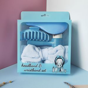 Ensemble de 6 outils de beauté avec bandeau, bracelet, pinces <span class=keywords><strong>à</strong></span> cheveux, peigne, kit combiné d'outils de soin et de maquillage, accessoires capillaires <span class=keywords><strong>pour</strong></span> le lavage du visage - Product Image 6