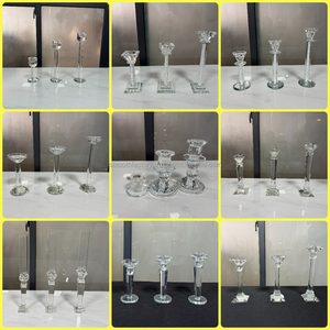 Portavelas de Vidrio Individual de Alta Calidad para Bodas, San Valentín, Fiestas, Decoración de Mesa, Candelabro para Velas Cónicas - Product Image 3