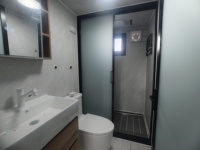 Maison Modulaire Préfabriquée de Luxe Pliable à Double Aile 2040, 1 à 5 Chambres, pour Projet de Camping, Projet d'Hébergement Culturel et Touristique