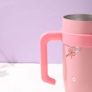 <span class=keywords><strong>Le</strong></span> Chen Cadeaux de Noël Tasse Isotherme à Poignée en Acier Inoxydable 304 de 40oz, Motifs Mignons Melody Kuromi Cinnamoroll, Isolation Sous Vide 6-12 - Product Image 3