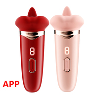 Großer Mund Saugvibrator Klitoris-Zungenleck-Spielzeug 10 Saugmodi Vibration Zungenleck G-Punkt Vibrator für Frauen