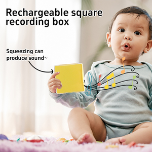 Promotional 30 Second Voice Recordable Green Yellow Red Blue Color Gags &amp; Practical <strong>Jokes</strong> Square Voice Button - Product Image 4