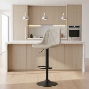 Silla Alta Giratoria para Barra <span class=keywords><strong>de</strong></span> Cocina con Base Redonda <span class=keywords><strong>de</strong></span> Metal en Venta Caliente - Product Image 1