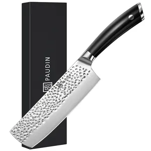 H3 Ultra Sharp 7 Inch Chefs Knife 5cr15Mov Steel Hammer Blade ABS Plastic Handle OEM Kitchen Knife Japanese Nakiri Knife