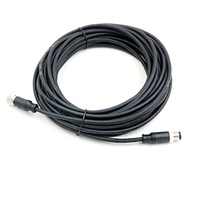 Rangkaian Kabel M12 Male to Female Tahan Air IP67 IP68 Custom 3 5 6 12 17 Pin Sensor M12 Konektor 4 Pin 8 Pin Kabel M12