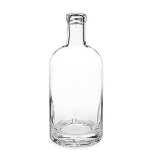 Botellas de Vidrio Cristalino de 750 ml para Licores Nórdicos Nocturne, para Vodka, Whisky, Ginebra, con Corcho - Product Image 1