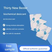 Bester 1g Absorbeur d'humidité déshydratant biochimique conforme aux normes UE avec prévention de la moisissure pour les agents auxiliaires de chaussures et de cuir