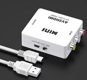 มินิ1080P UP Scaler อะแดปเตอร์แปลงโฆษณา HD AV ไปยัง HD ที่มีเอาต์พุต1080P (60Hz) เอาท์พุท <span class=keywords><strong>RCA</strong></span> จอมอนิเตอร์กล่องรับสัญญาณเกมเปลี่ยนเป็นทีวี - Product Image 3