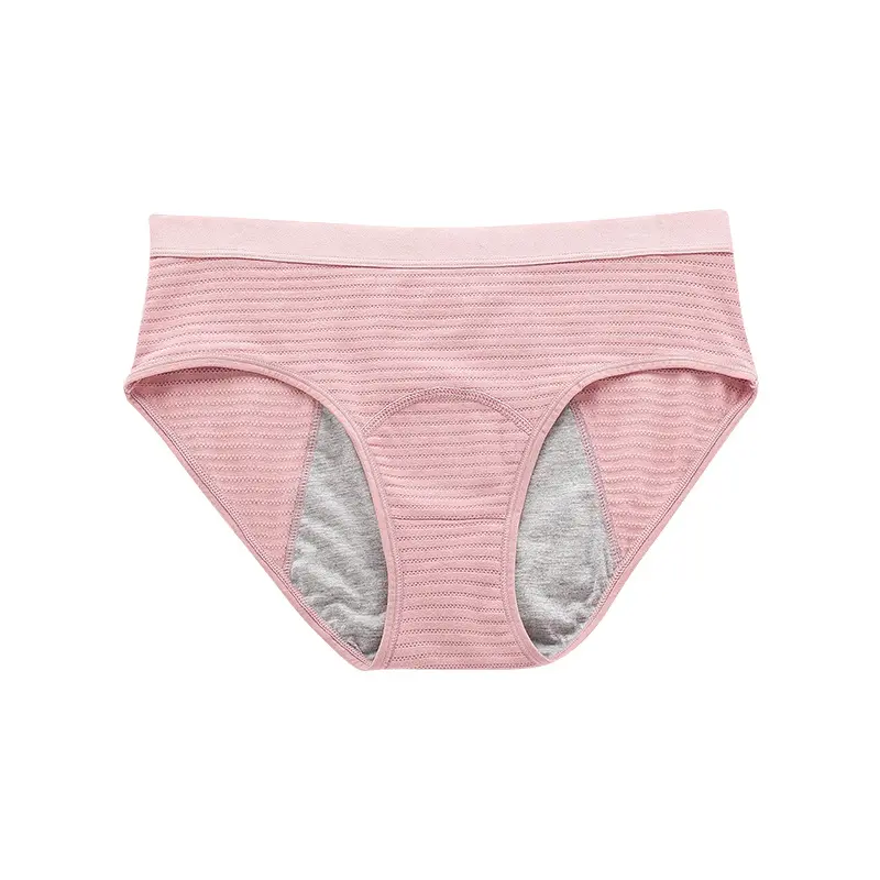 Custom International Size Period Panties 4 Layers Cotton Menstrual Leak Proof Panties For Heavy Periods