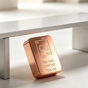 Barre de cuivre de 10 oz, haute pureté 99,9 %, barre de cuivre de collection, lingot de cuivre pour les amateurs de métal - Product Image 5