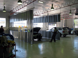 Tenda Impermeabile per Autolavaggio, Tenda Trasparente in PVC, Tende Industriali in <span class=keywords><strong>Plastica</strong></span> Trasparente - Product Image 4