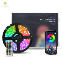 Bande lumineuse LED en plastique Joystar 20M RGB, contrôlée par application intelligente, kit de ruban flexible pour éclairage d'ambiance de maison, chambre, meuble TV, vente en gros