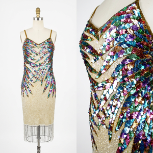 Robe de soirée cocktail longue, sans manches, antistatique, noire, à fleurs et perles, coupe trapèze, pour événements et célébrations - Product Image 1