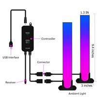 Lampe Led RGB pour Bar de jeu, commande vocale, couleur, éclairage de Table de jeu Intelligent, lampe d'ambiance polaire