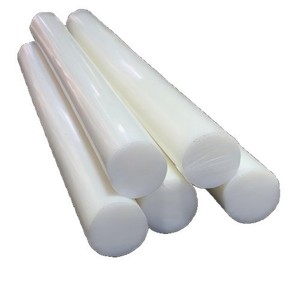 แท่งไนลอน Ruibang PA6 สีขาว แท่งพลาสติกกลมตัน ยาว 1 เมตร สำหรับงานสั่งทำพิเศษ - Product Image 1