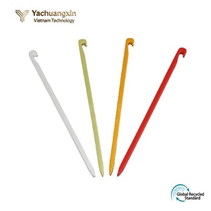 Piquets carrés en aluminium pour tente, longueur 16 cm, toutes saisons, qualité DIY, garantie 1 an - Product Image 3