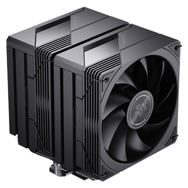 SNOWMAN New Dual Tower 8 Heat Pipes Radiator Gaming PC CPU PWM Air Cooler AX880 for LGA 1851 1700 1200 115x 1366  AM5 AM4