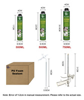 MH PU mousse 900g vente en gros ignifuge uréthane mousse expansion montage polyuréthane Pu mousse adhérence pulvérisation isolation