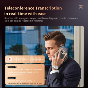 VORMOR M1 <span class=keywords><strong>Dictaphone</strong></span> Intelligent Ultra Mince 64 Go avec Traduction et Enregistrement Vocal IA, Contrôle par Application et Chargement Magnétique - Product Image 5