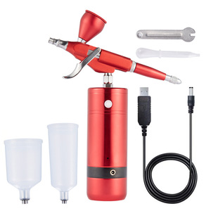 Aérographe électrique avec pompe, alimenté par batterie, vitesse réglable, portable, pour travaux d'art, coloration de modèles, beauté, tatouage, impression - Product Image 2
