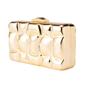 Women Formal Box Acrylic Evening <b>Bag</b> Fashion Detachable Metal Chain Clutch Purse Elegant Purse for Wedding Gala Party - Product Image 4