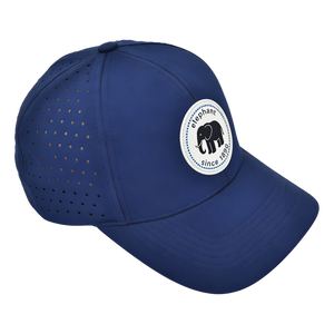 लेजर कट छेद छिद्रित टोपी कस्टम पुरुषों उच्च गुणवत्ता 6 पैनल रबर लोगो खेल हाट वाटरप्रूफ टोपी - Product Image 3