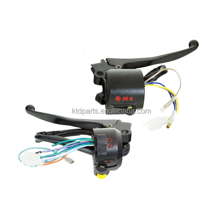 Алюминиевая рукоятка для Руля Мотоцикла, кнопка включения/выключения, 5 функций управления