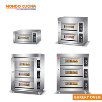 Four à gaz commercial de table pour restaurant, mini-boulangerie, cuisson de pain et pizzas, 1, 2, 3 ou 4, 6, 12 plateaux, GPL, pour cuisine professionnelle