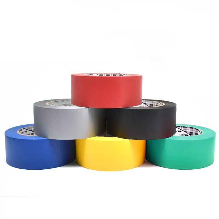ビニール布テープ3903カラフル防水ゴムカーペット接着剤製本布ダクトテープ