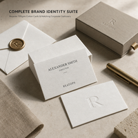 Cartes de visite de luxe en papier coton blanc 700 g/m² avec logo estampé, gaufré ou débossé, livraison rapide, fournisseur en gros