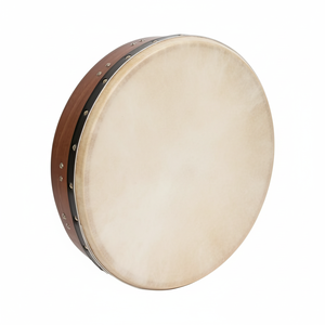 Tambour à main musical à percussion de 8 pouces Cadre en bois Bodhran irlandais Tambour en peau de chèvre Accessoires musicaux Bodhran irlandais - Product Image 1