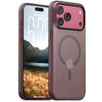 Étui magnétique en PC mat pour iPhone 18 Pro Max, coque de téléphone tactile AI pour iPhone 18 Pro 17, touches métalliques, logo personnalisé, emballage LM061