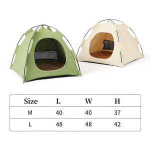 JWS-127 benutzer definierte faltbare kleine Hunde zelt im Freien Katzen bett Haus Zelt tragbare Camping Haustier Zwinger - Product Image 2