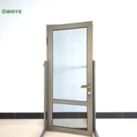 Porte en aluminium moderne suspendu écran magnétique maille en acier inoxydable pour porte