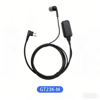 Écouteur portable GT23K-M ODM avec cordon de 100 cm et interface 3,5 mm pour radios bidirectionnelles Motorola/Kirisun/Belfone