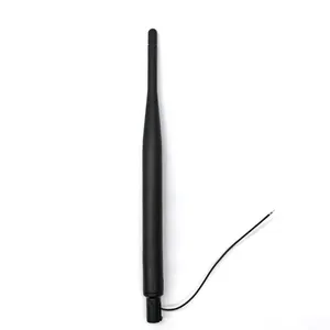High Gain 2.4G 5dBi Whip Rubber WiFi Antenna With U. FL Ipex Connector For WiFi Booster