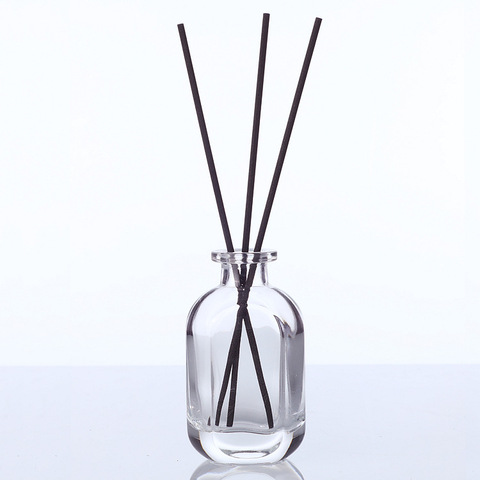 Luxury Glass Bottle Aroma Diffuser New Empty Reed Diffuser Bottle With Box Diffuser Bottle Complete Unique