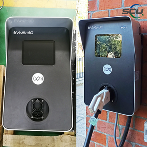 Scu Muur Fixatie Commerciële Oplaadstapel Evse 30kw Dc Snelle Ev Oplader Zonne-Elektrische Auto Laadstation